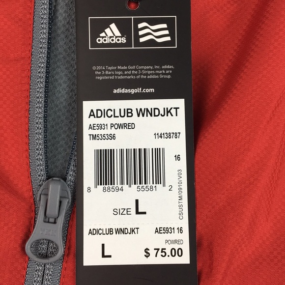 Adidas Golf Wind Jacket Large - Picture 3 of 8